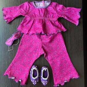 American Girl Paisley Print PJ’s (retired)